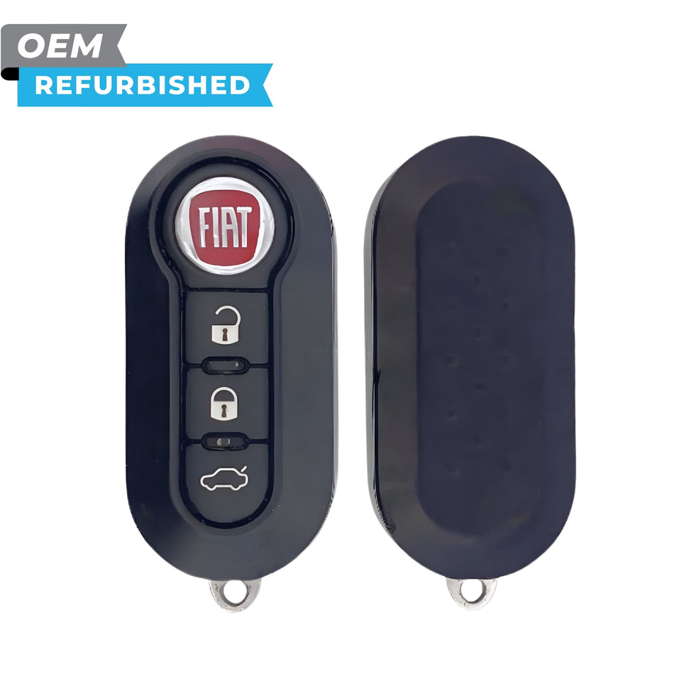 Fiat Refurbished 2012-2017 Fiat 500 Remote Flip Key 3B Trunk FCCID: LTQF12AM433 - Royal Key Supply