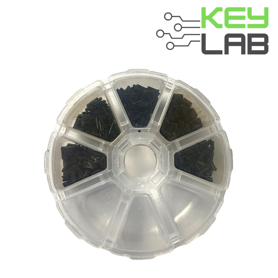 Flip Key Pins Set - 500pcs Total (5 Types, 100pcs/Type) - Royal Key Supply