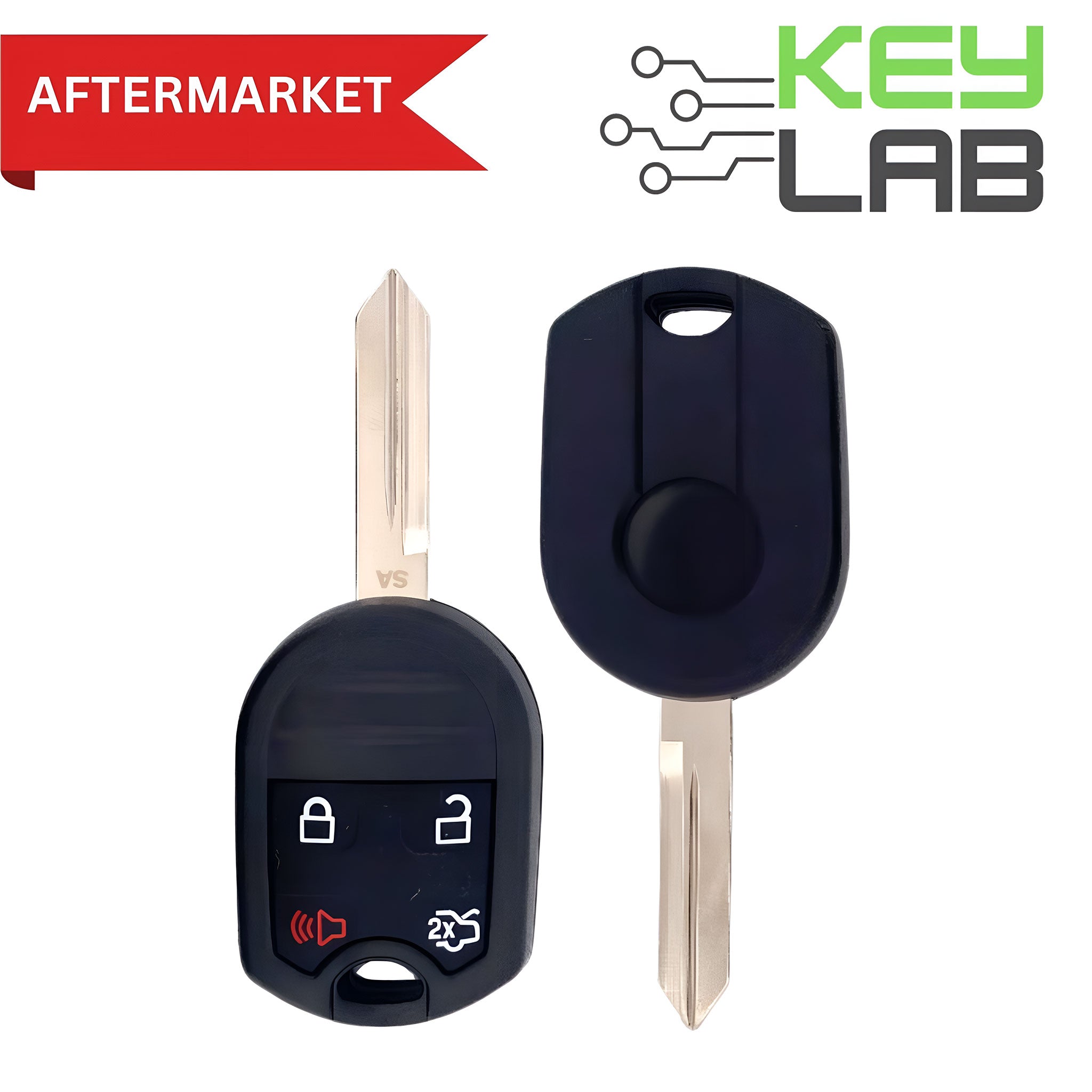 Ford Aftermarket 2011 - 2019 Escape, Edge, Mustang, Flex, Focus Remote Head Key 4B Trunk FCCID: CWTWB1U793 80 Bit PN# 5912512, 164 - R8073 - Royal Key Supply