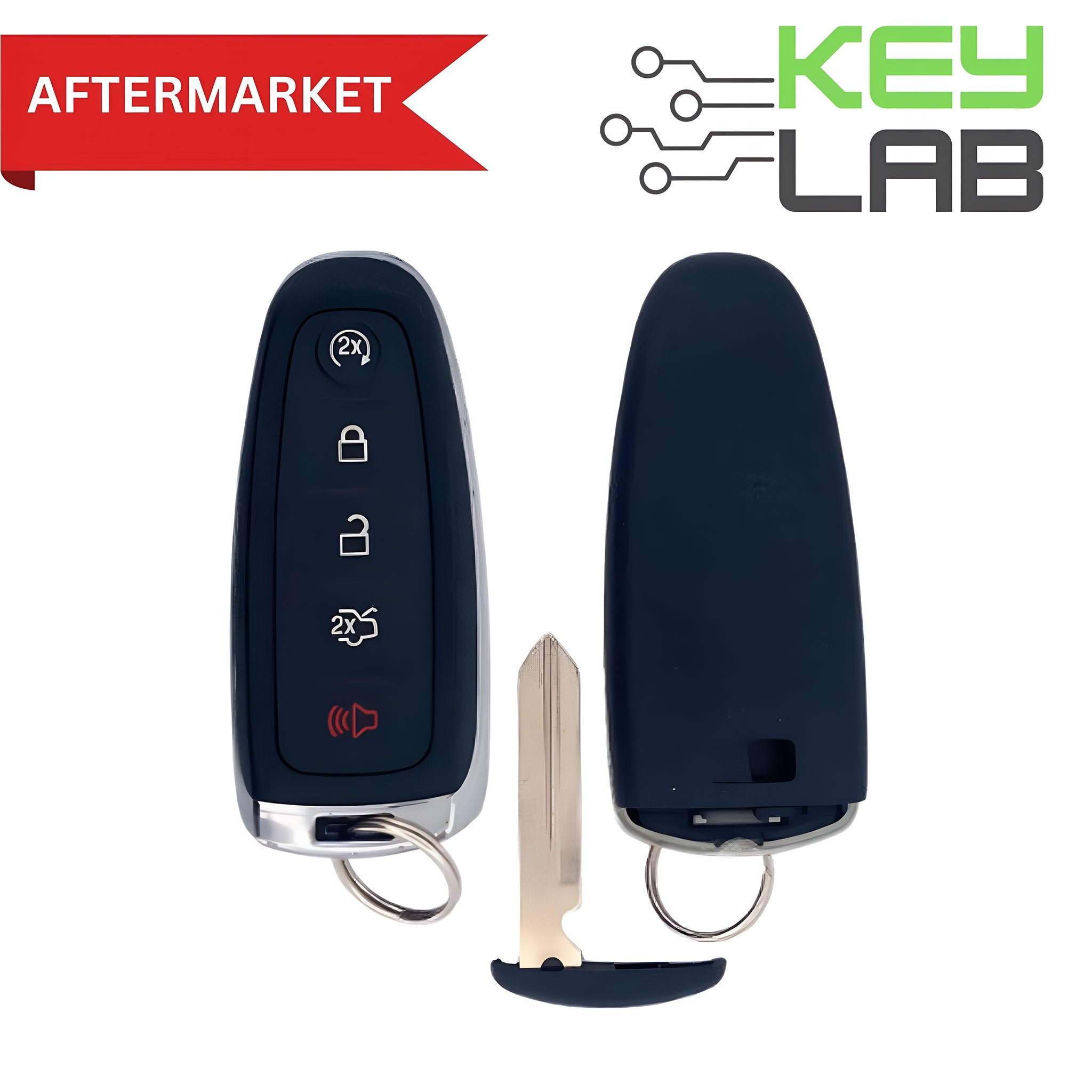 Ford Aftermarket 2011 - 2020 Edge, Expedition, Explorer, Flex, Focus Smart Key 5B Trunk/Remote Start FCCID: M3N5WY8609 PN# 5921286, BT4T - 15K601 - HC, 164 - R8092 - Royal Key Supply