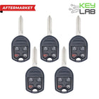 Ford Aftermarket 2011 - 2020 Explorer, F - 150, F - 250, F - 350 Remote Head Key 4B Remote Start FCCID: CWTWB1U793 PN 5912561, 164 - R8067 (Pack of 5) - Royal Key Supply
