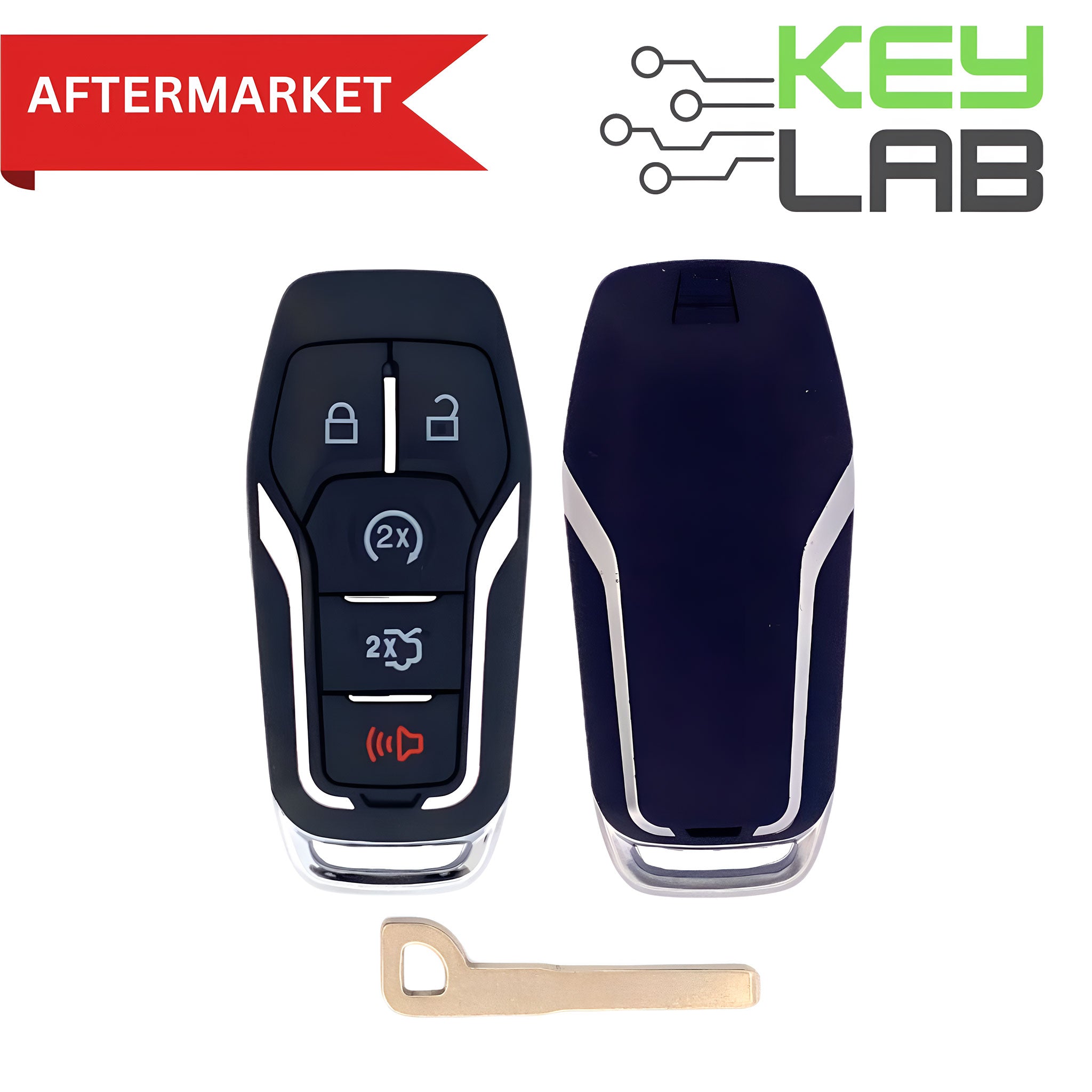 Ford Aftermarket 2013 - 2017 Fusion, Edge, Explorer Smart Key 5B Trunk/Remote Start FCCID: M3N - A2C31243300 PN# 164 - R7989, 5923896 - Royal Key Supply