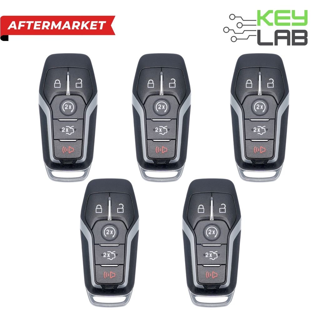 Ford Aftermarket 2013 - 2017 Fusion, Edge, Explorer Smart Key 5B Trunk/Remote Start FCCID: M3N - A2C31243300 PN 164 - R7989, 5923896 (Pack of 5) - Royal Key Supply