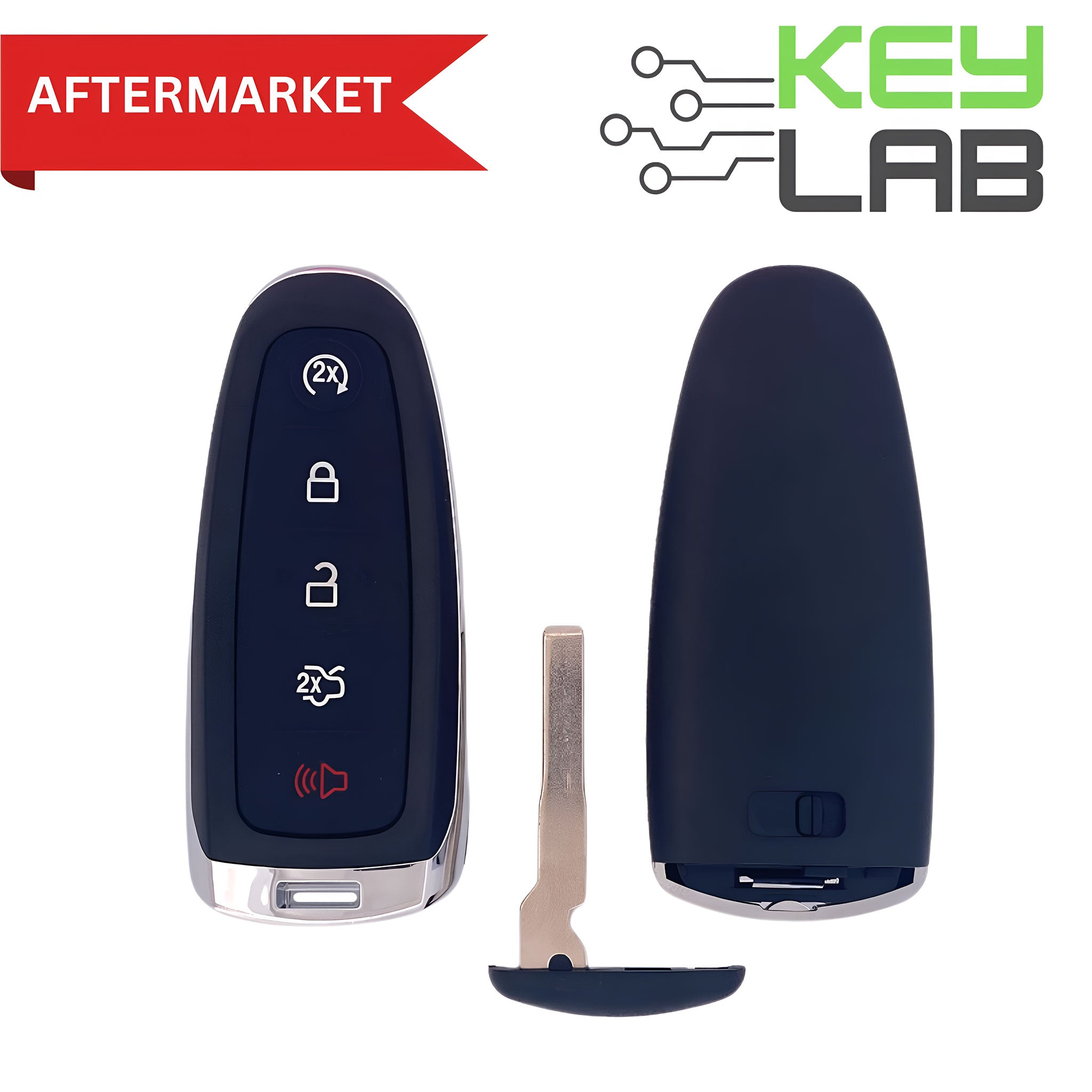 Ford Aftermarket 2013 - 2020 Focus, Escape, C - Max, Edge Smart Key 5B Trunk/Remote Start FCCID: M3N5WY8609 PN# 164 - R7995, 5923790 - Royal Key Supply