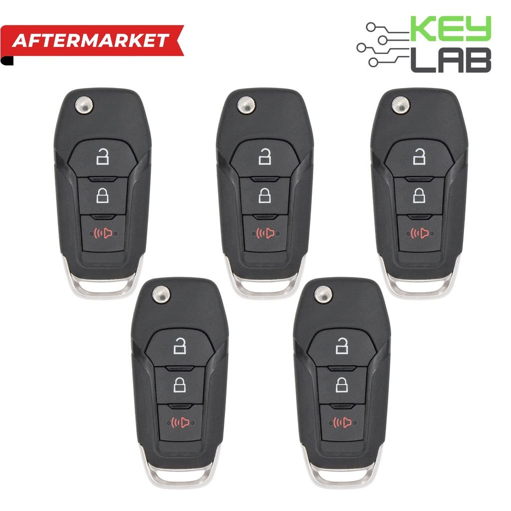 Ford Aftermarket 2015 - 2024 Explorer, Bronco, Ranger, Expedition, F - 150 Remote Flip Key 3B FCCID: N5F - A08TAA PN 164 - R8130, 5923667 (Pack of 5) - Royal Key Supply