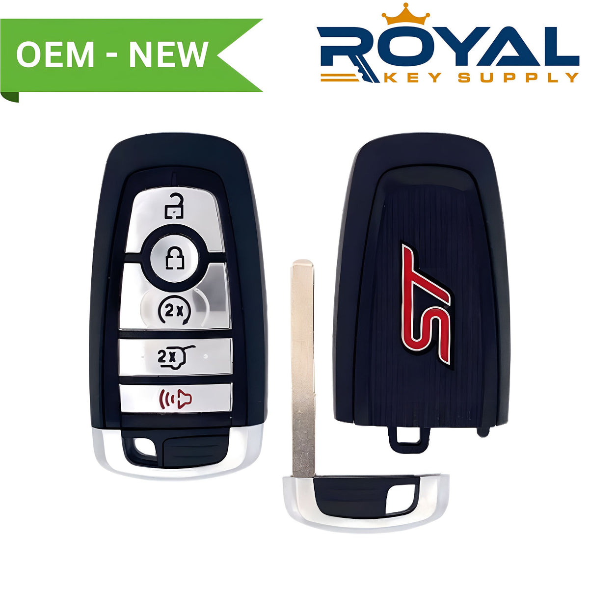 Ford New OEM 2017 - 2022 Edge, Explorer ST Smart Key 5B Hatch/Remote Start FCCID: M3N - A2C931426 PN# KT4T - 15K601 - CE - Royal Key Supply