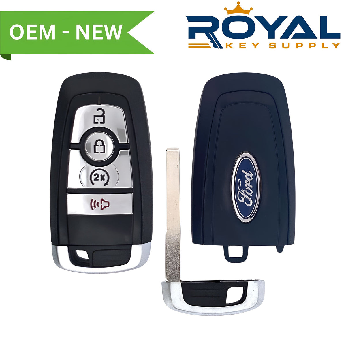 Ford New OEM 2018 - 2024 Edge, Ranger Smart Key 4B Remote Start FCCID: M3N - A2C931426 PN# 164 - R8182 - Royal Key Supply