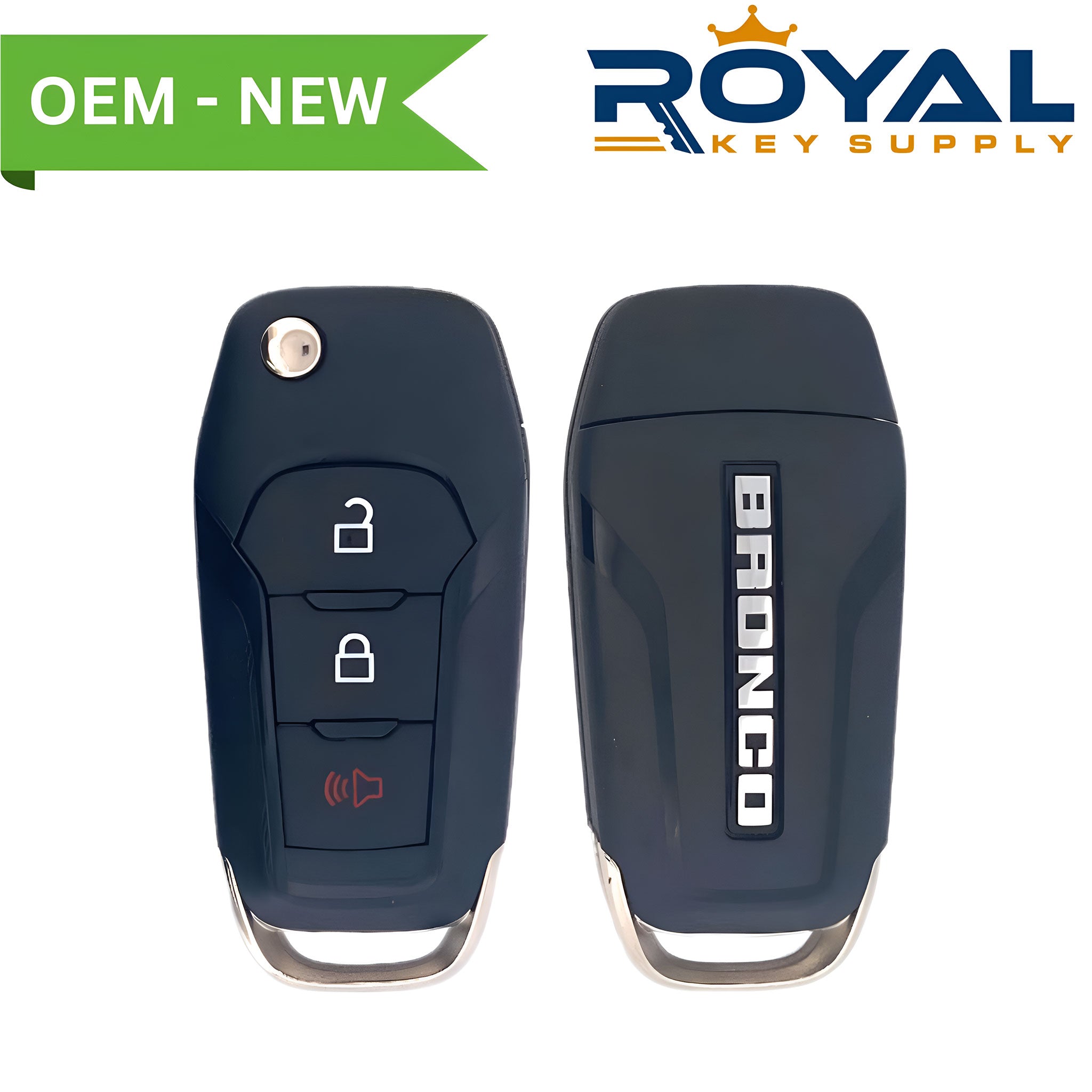 Ford New OEM 2021 - 2022 Bronco Remote Flip Key 3B FCCID: N5F - A08TAA PN# 164 - R8283 - Royal Key Supply