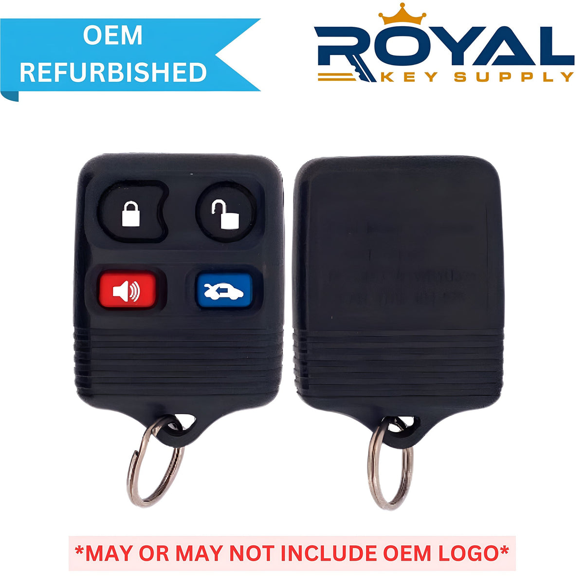 Ford Refurbished 1998 - 2004 Crown Victoria, Continental, Mark Vill Keyless Entry Remote 4B Trunk FCCID: CWTWB1U311/343/313 PN# 3W73 - 15K601 - AA - Royal Key Supply