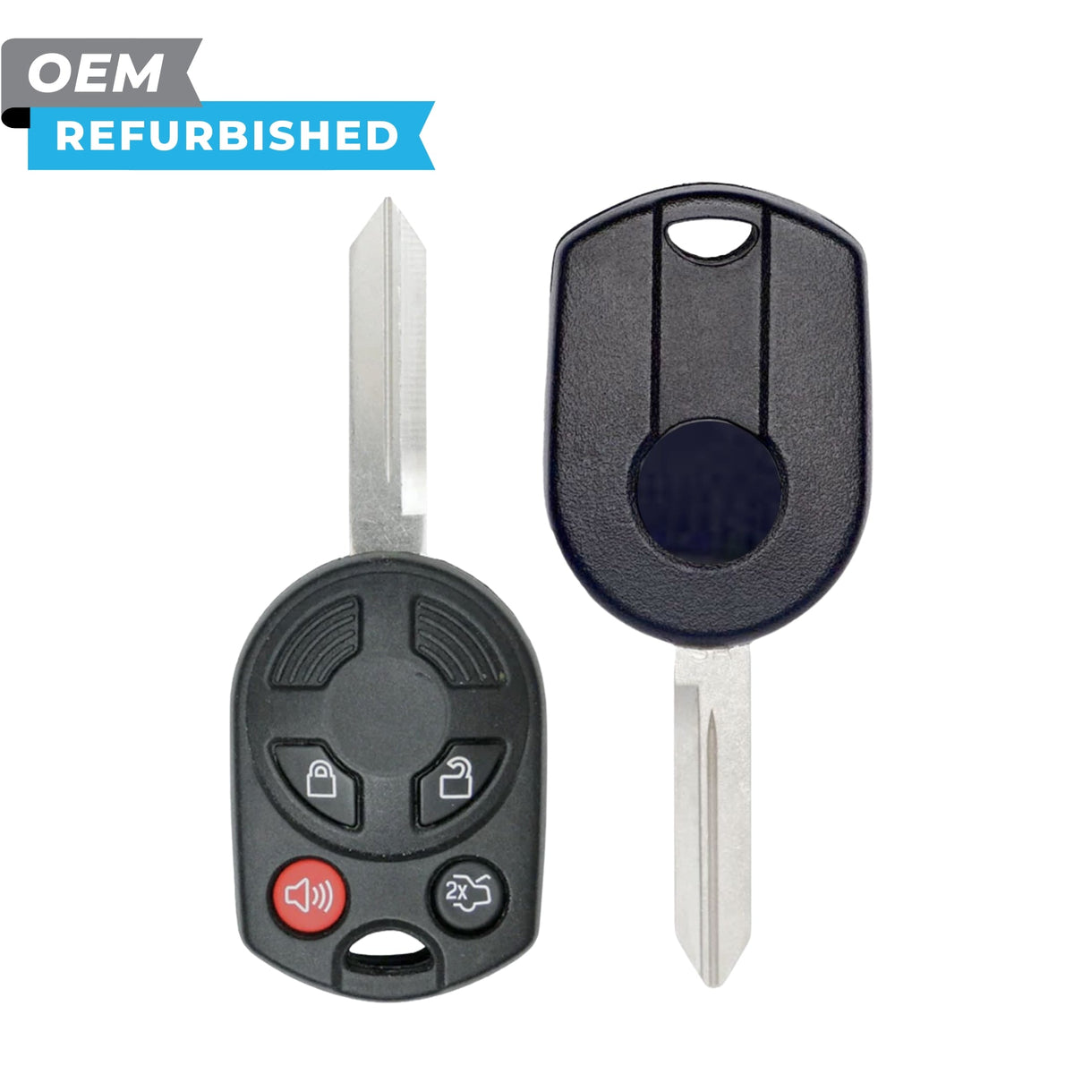 Ford Refurbished 2006-2010 Edge, Escape, Flex, Fusion Remote Head Key 4B Trunk FCCID: OUCD6000022 PN 164-R7013, 692395 40 Bit - Royal Key Supply