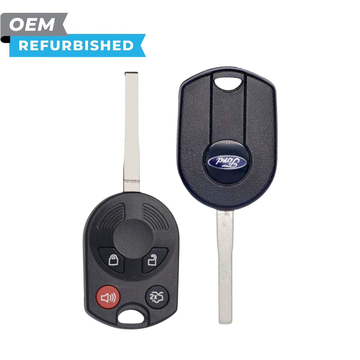 Ford Refurbished 2011-2019 Escape, Focus, C-Max, Transit Remote Head Key 4B Trunk FCCID: OUCD6000022 PN 164-R8046, 164-R8126, 5921709 - Royal Key Supply