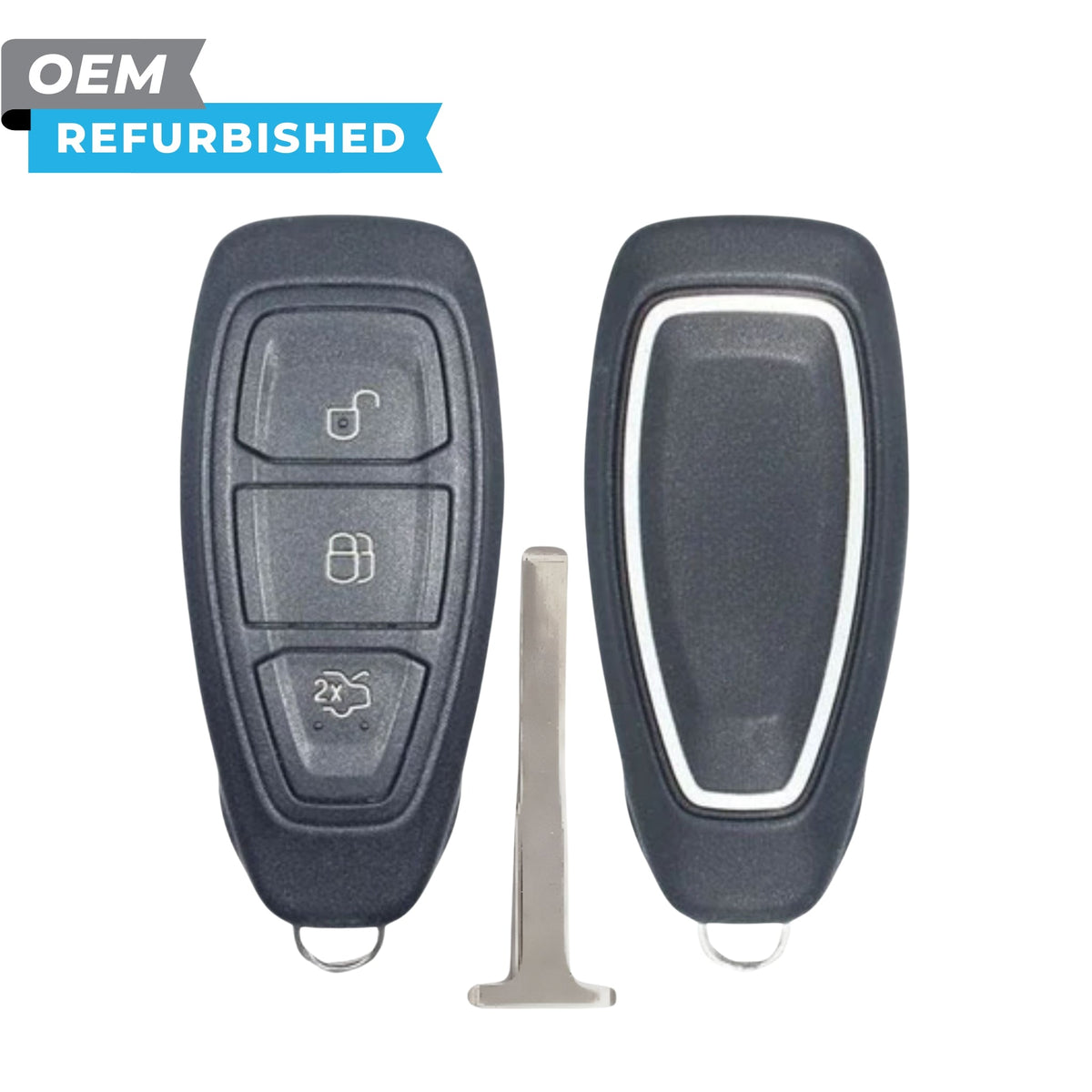 Ford Refurbished 2011-2019 Fiesta, C-Max, Focus Smart Key 3B Trunk (No Panic) FCCID: KR55WK48801 PN 5919918, 164-R8048 - Royal Key Supply