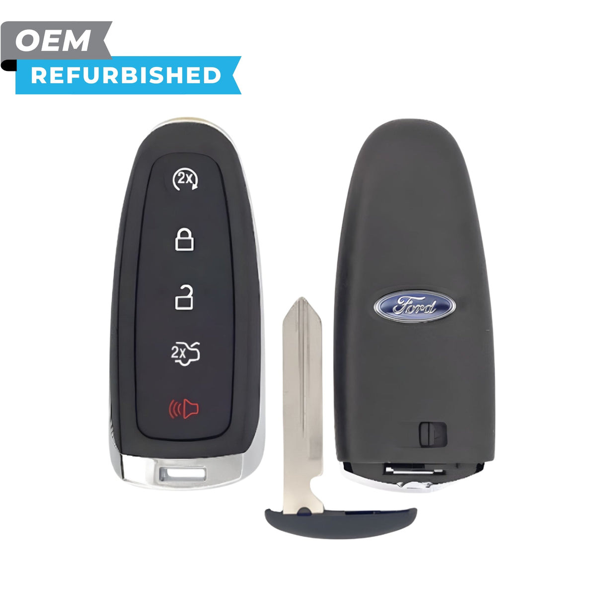 Ford Refurbished 2011-2020 Edge, Expedition, Explorer, Flex, Focus Smart Key 5B Trunk/Remote Start FCCID: M3N5WY8609 PN 5921286, BT4T-15K601-HC, 164-R8092 - Royal Key Supply