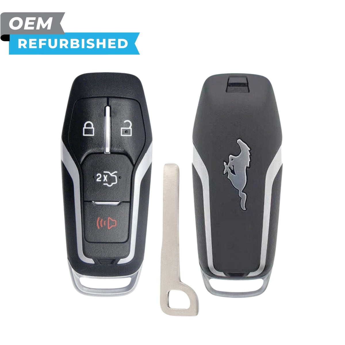 Ford Refurbished 2015-2017 Mustang Smart Key 4B Remote Start FCCID: M3N-A2C31243800 PN 5926063, 164-R8120 - Royal Key Supply