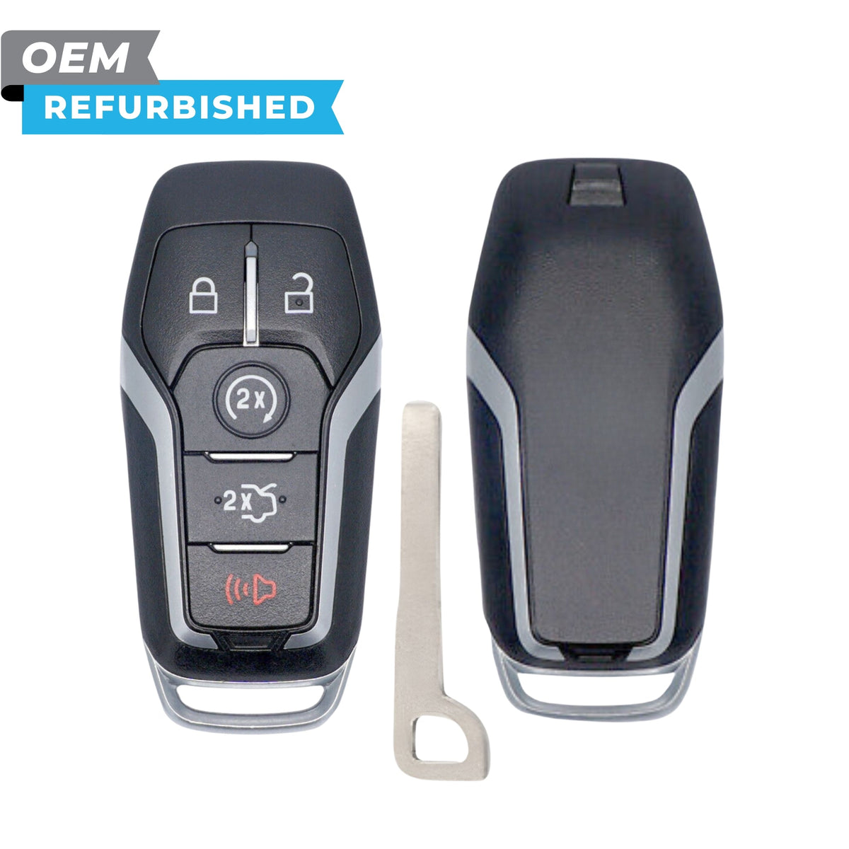 Ford Refurbished 2015-2017 Mustang Smart Key 5B Trunk/Remote Start FCCID: M3N-A2C31243300 PN 5926056, 164-R8119 - Royal Key Supply