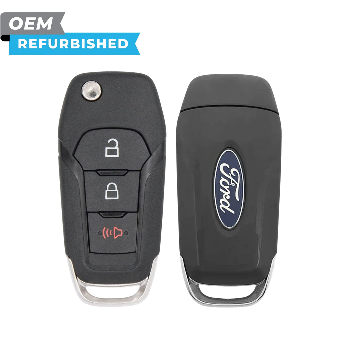 Ford Refurbished 2015-2024 Explorer, Bronco, Ranger, Expedition, F-150 Remote Flip Key 3B FCCID: N5F-A08TAA PN 164-R8130, 5923667 - Royal Key Supply