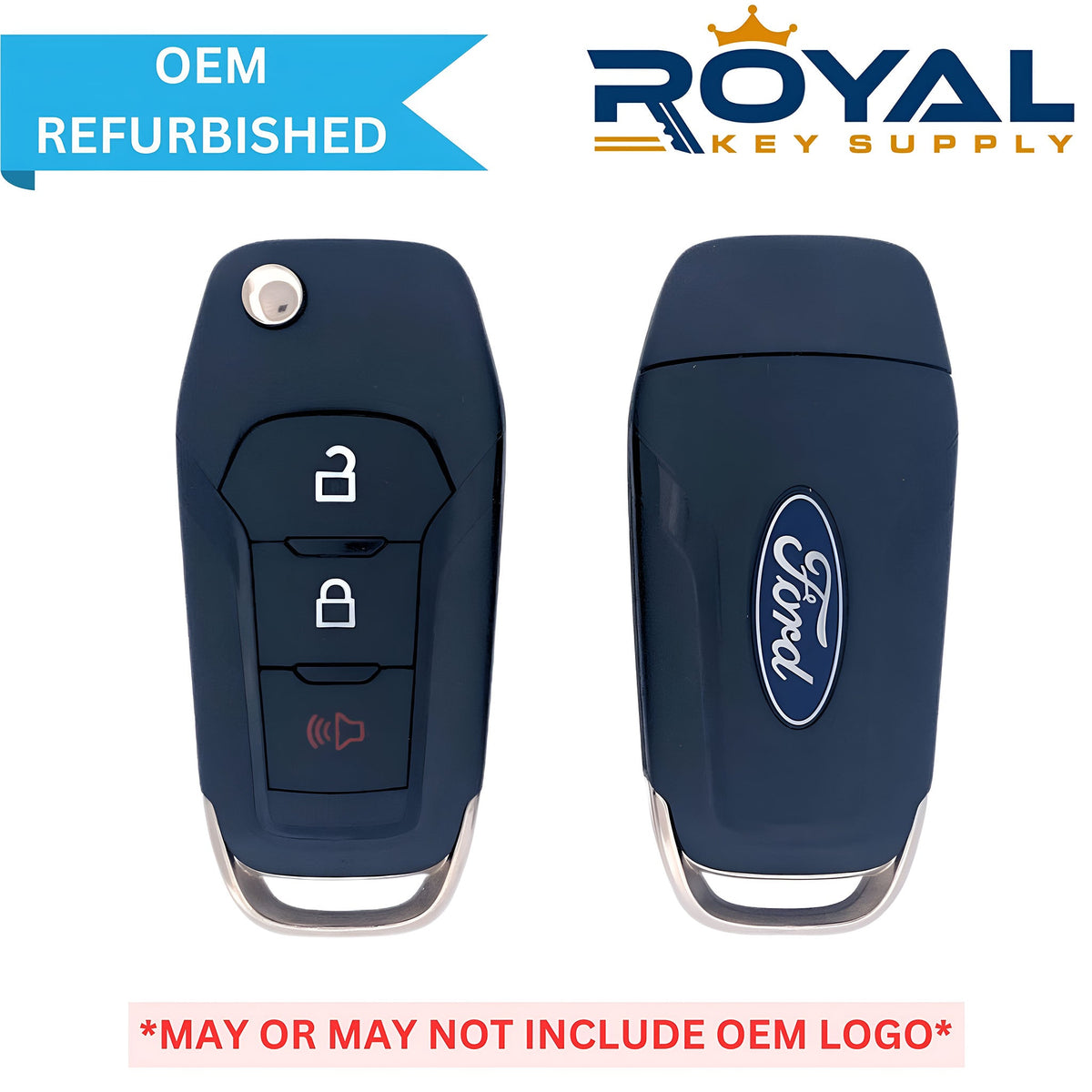 Ford Refurbished 2015 - 2024 Explorer, Bronco, Ranger, Expedition, F - 150 Remote Flip Key 3B FCCID: N5F - A08TAA PN# 164 - R8130, 5923667 - Royal Key Supply