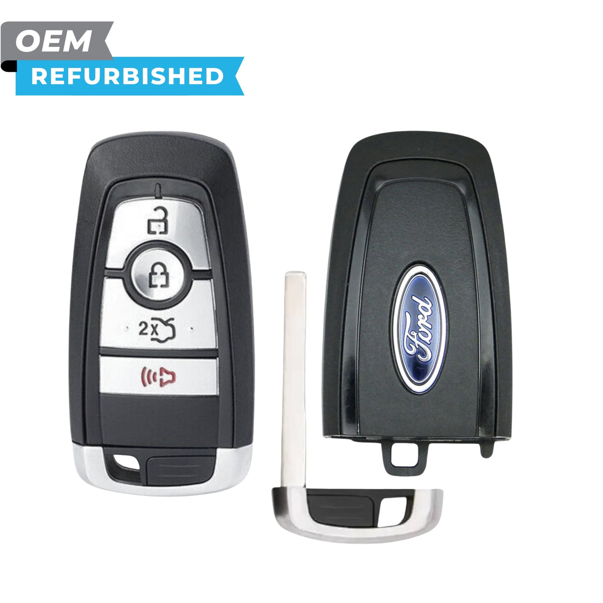Ford Refurbished 2017-2022 Edge, Explorer, Fusion, Mustang Smart Key 4B Trunk FCCID: M3N-A2C93142300 PN 164-R8150, 5929506 - Royal Key Supply