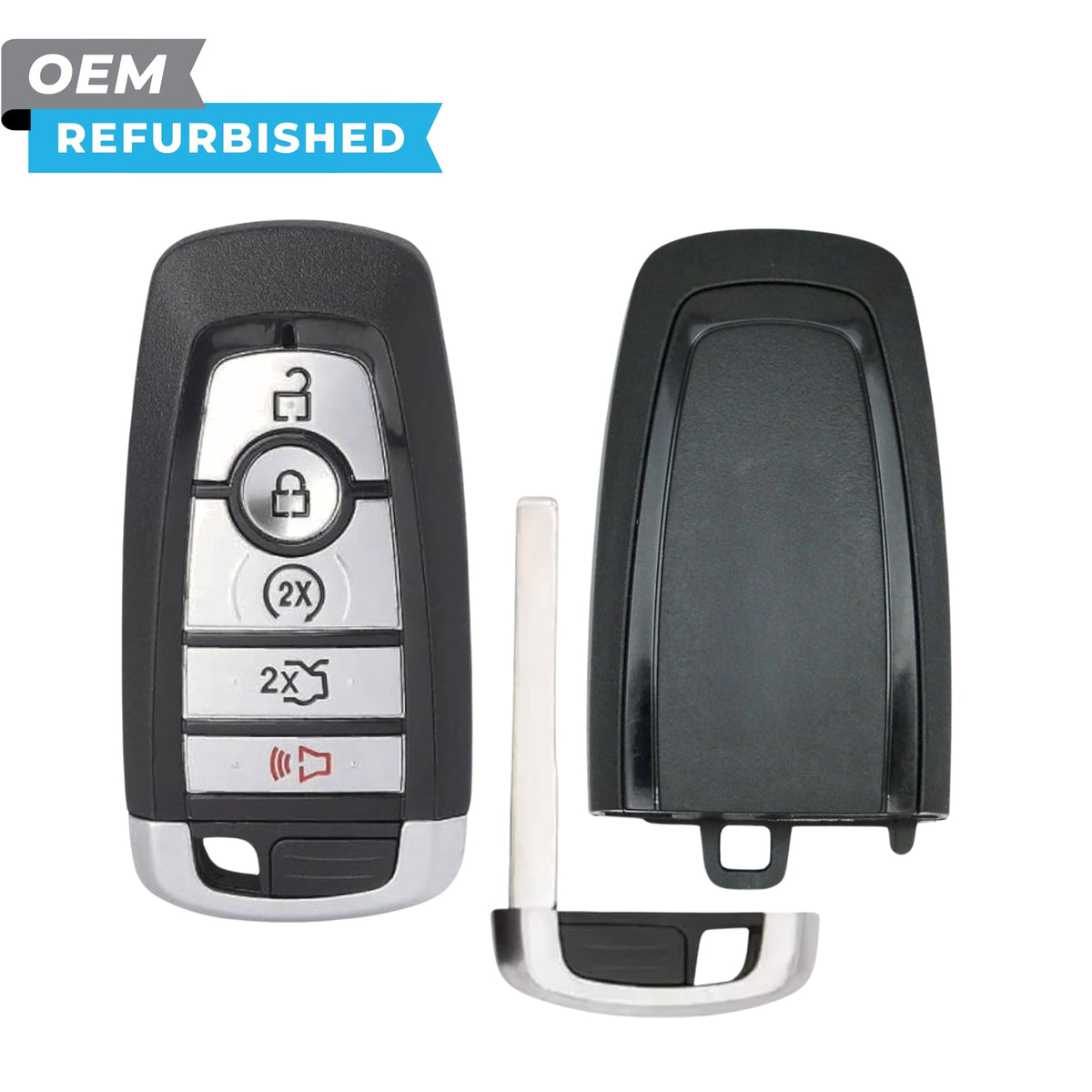 Ford Refurbished 2017-2022 Edge, Fusion, Explorer, Mustang, Expedition Smart Key 5B Remote Start/Trunk FCCID: M3N-A2C93142600 PN 5929500, 164-R8149 - Royal Key Supply