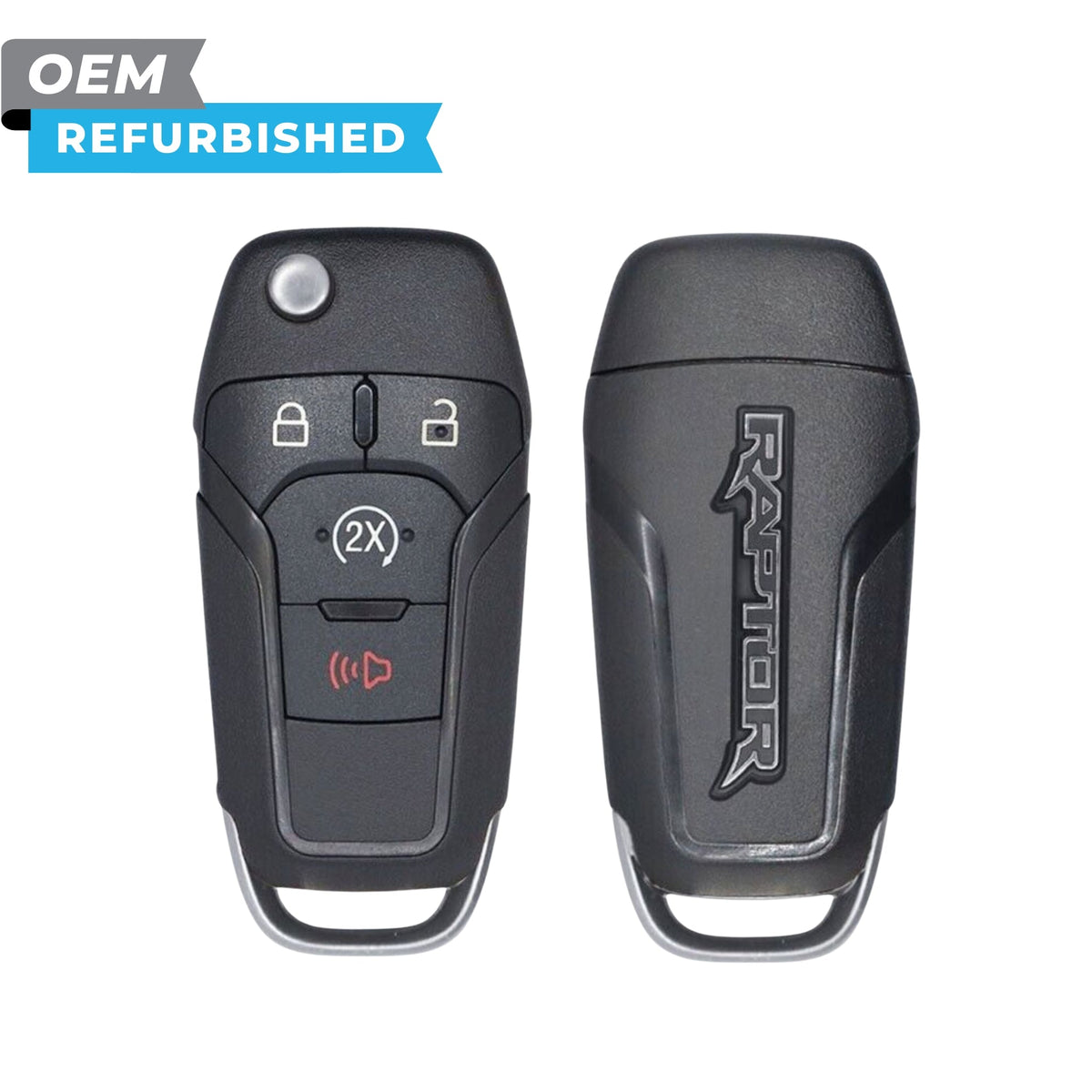 Ford Refurbished 2018-2020 F-150 (Raptor Logo) Remote Flip Key 4B Remote Start FCCID: N5F-A08TDA PN 164-R8189, 5933454 - Royal Key Supply