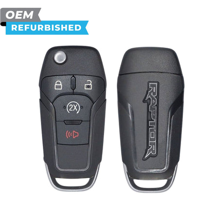 Ford Refurbished 2018-2020 F-150 (Raptor Logo) Remote Flip Key 4B Remote Start FCCID: N5F-A08TDA PN 164-R8189, 5933454 - Royal Key Supply
