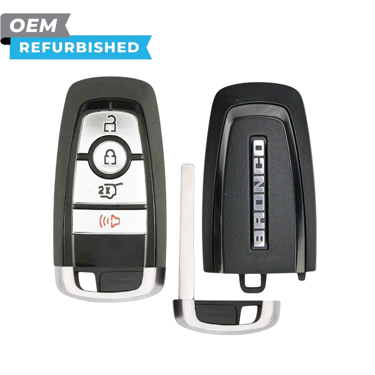 Ford Refurbished 2021-2022 Bronco Smart Key 4B Hatch FCCID: M3N-A2C931423 PN M1PT-15K601-AA, 164-R8287, 5940277 - Royal Key Supply