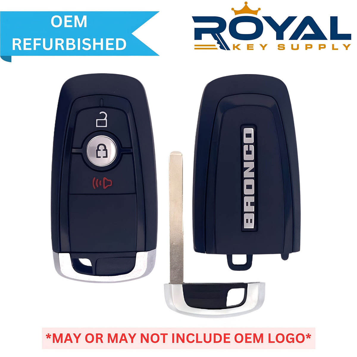 Ford Refurbished 2021 - 2024 Bronco Smart Key (1 - Way PEPS) 3B FCCID: M3N - A2C931423 PN# 5940319, 164 - R8295 - Royal Key Supply