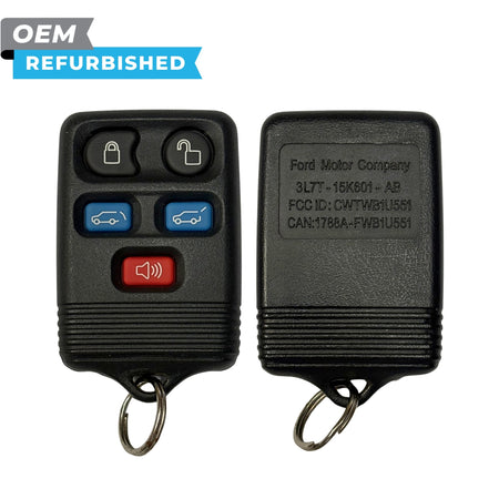 Ford Refurbished OEM 1998-2012 Expedition Keyless Entry Remote 5B Hatch, Hatch Glass FCCID: CWTWB1U551 PN 3L7T-15K601-AA - Royal Key Supply