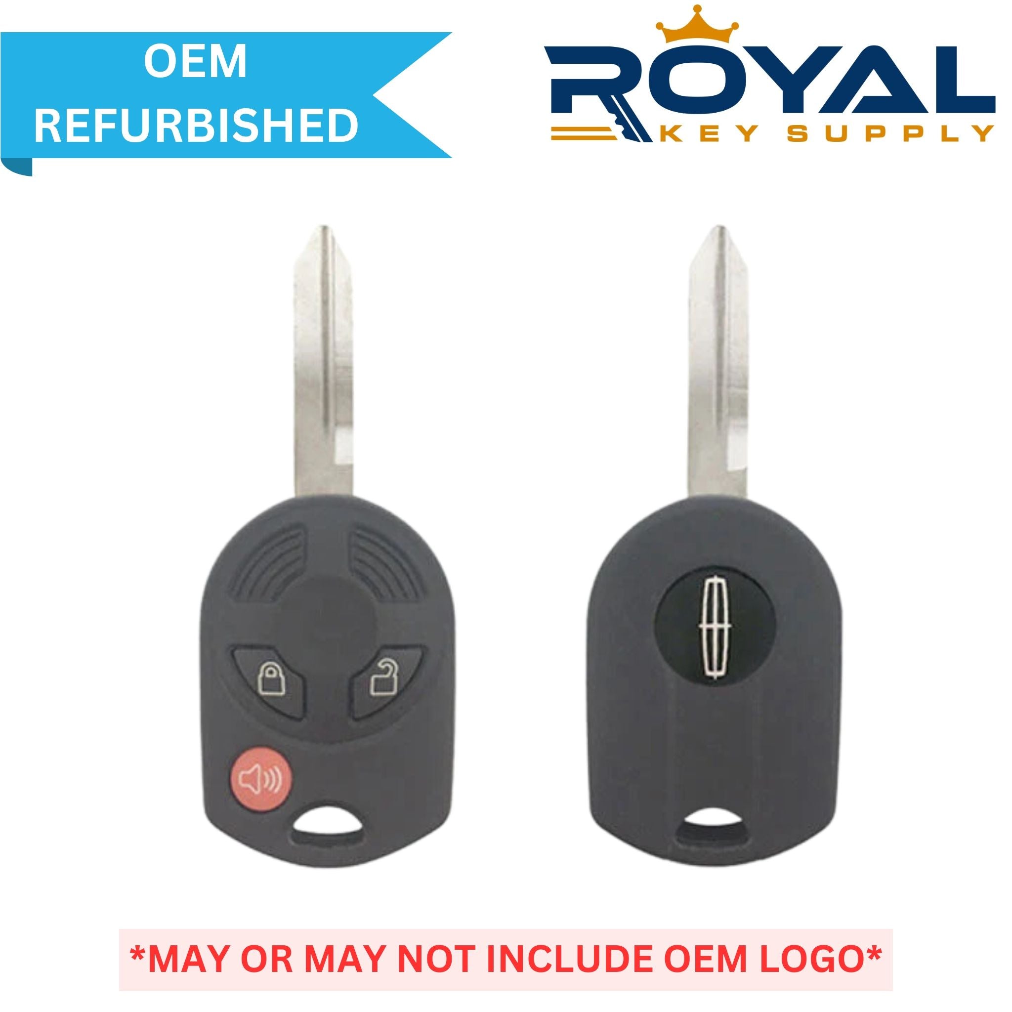 Ford Refurbished OEM 2007 - 2010 Lincoln Remote Head Key 3 Button FCCID: OUCD6000022 PN# 164 - R7007 - Royal Key Supply