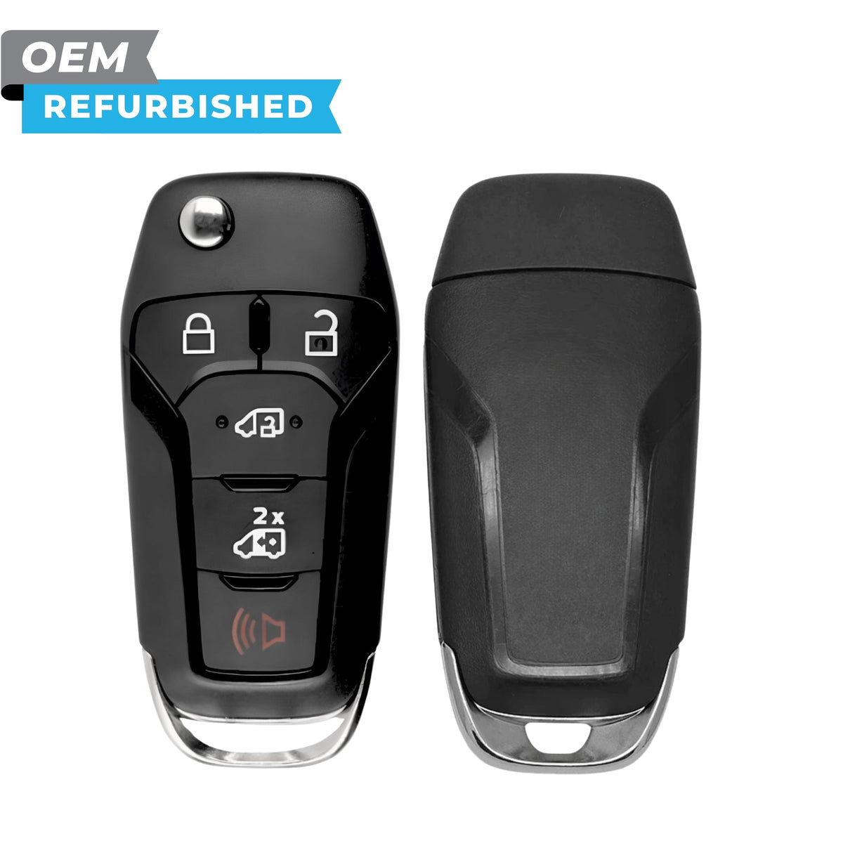 Ford Refurbished OEM 2020-2025 Transit Remote Flip Key 5B Side Doors FCCID: N5F-A08TAA PN 5938562, 164-R8255 - Royal Key Supply
