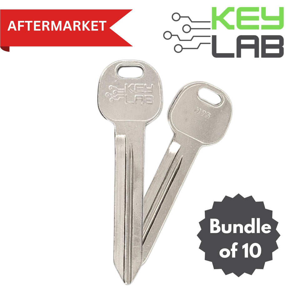 Ford/Lincoln 1996 - 2020 Mustang, F - 150, Taurus, Aviator, Continental Metal Test Key H75 (Pack of 10) - Royal Key Supply