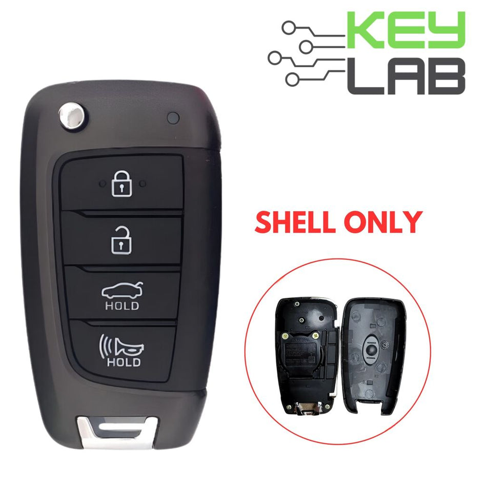 Hyundai 2019-2021 Remote Flip Key SHELL 4B Trunk for TQ8-RKE-4F40