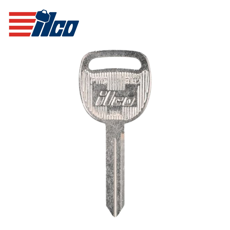 GM - ILCO 1999 - 2009 Truck Key Blank P1113 - B102 - Royal Key Supply