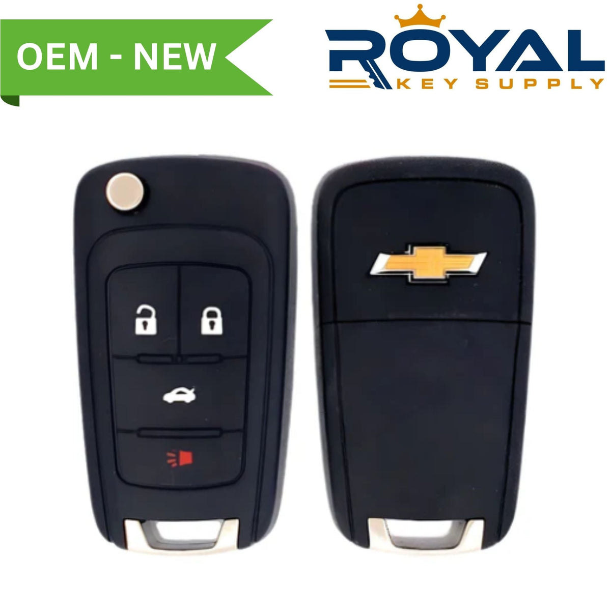 GM New OEM 2010 - 2019 Camaro Remote Flip Key 4B Trunk FCCID: OHT01060512 PN# 13504200, 5912543 - Royal Key Supply