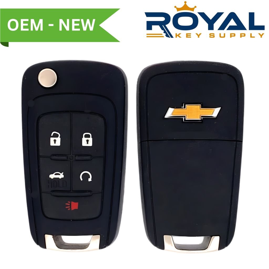 GM New OEM 2010 - 2021 Camaro Remote Flip Key 5B Remote Start/Trunk FCCID: OHT01060512 PN# 13504199 - Royal Key Supply