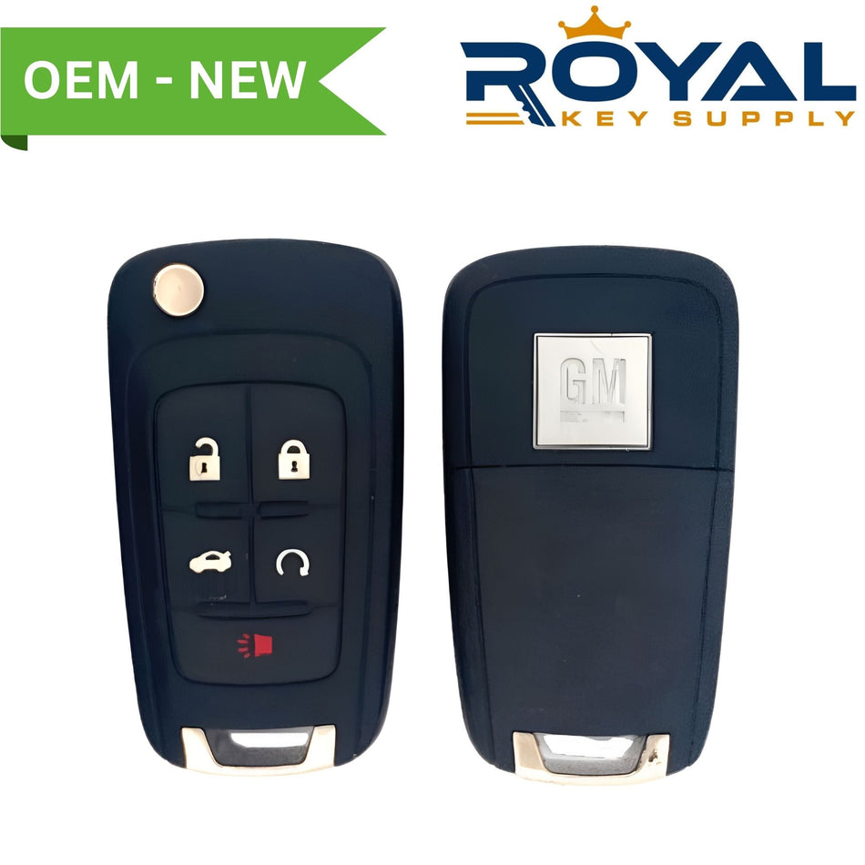 GM New OEM 2011 - 2021 Regal, Malibu PEPS Remote Flip Key 5B Trunk/Remote Start FCCID: OHT05918179 PN# 5927058 - Royal Key Supply