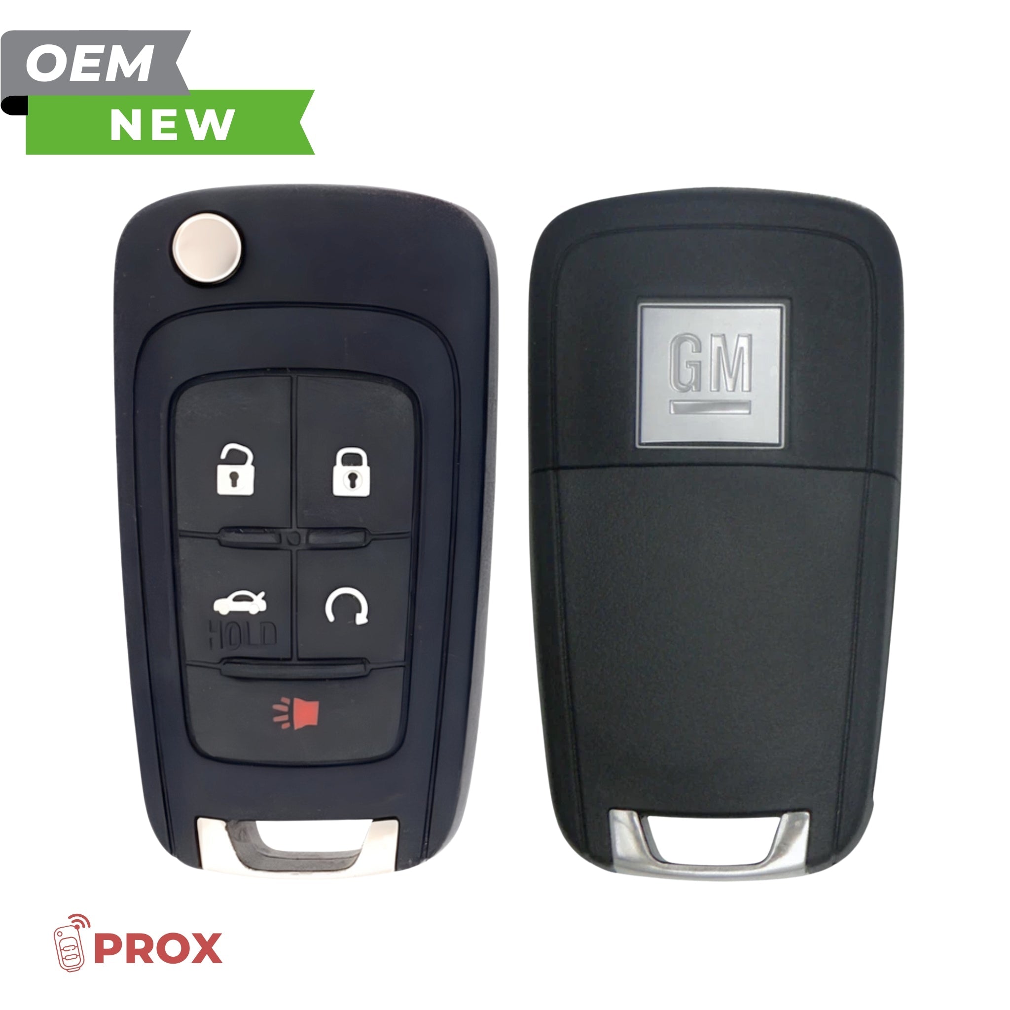 GM New OEM 2011 - 2021 Regal, Malibu PEPS Remote Flip Key 5B Trunk/Remote Start FCCID: OHT05918179 PN 5927058 - Royal Key Supply