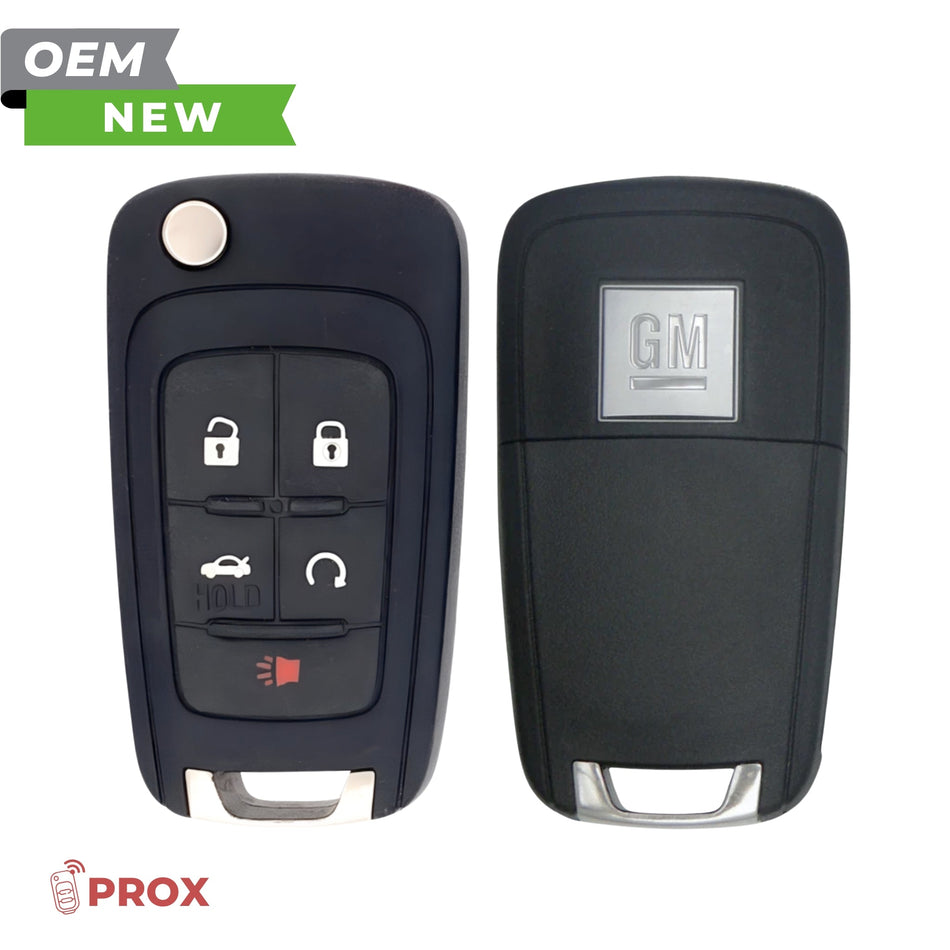 GM New OEM 2011 - 2021 Regal, Malibu PEPS Remote Flip Key 5B Trunk/Remote Start FCCID: OHT05918179 PN 5927058 - Royal Key Supply