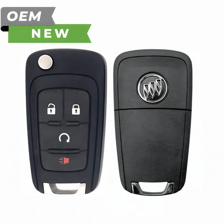 GM New OEM 2013-2018 Encore Remote Flip Key 4B Remote Start FCCID: AVL-B01T1AC PN# 13585814 - Royal Key Supply