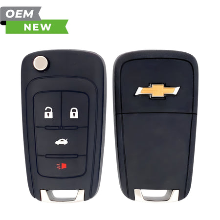 GM New OEM 2014 - 2019 Impala, Sonic Remote Flip Key 4B Trunk FCCID: KR55WK50073 PN 13586489 - Royal Key Supply