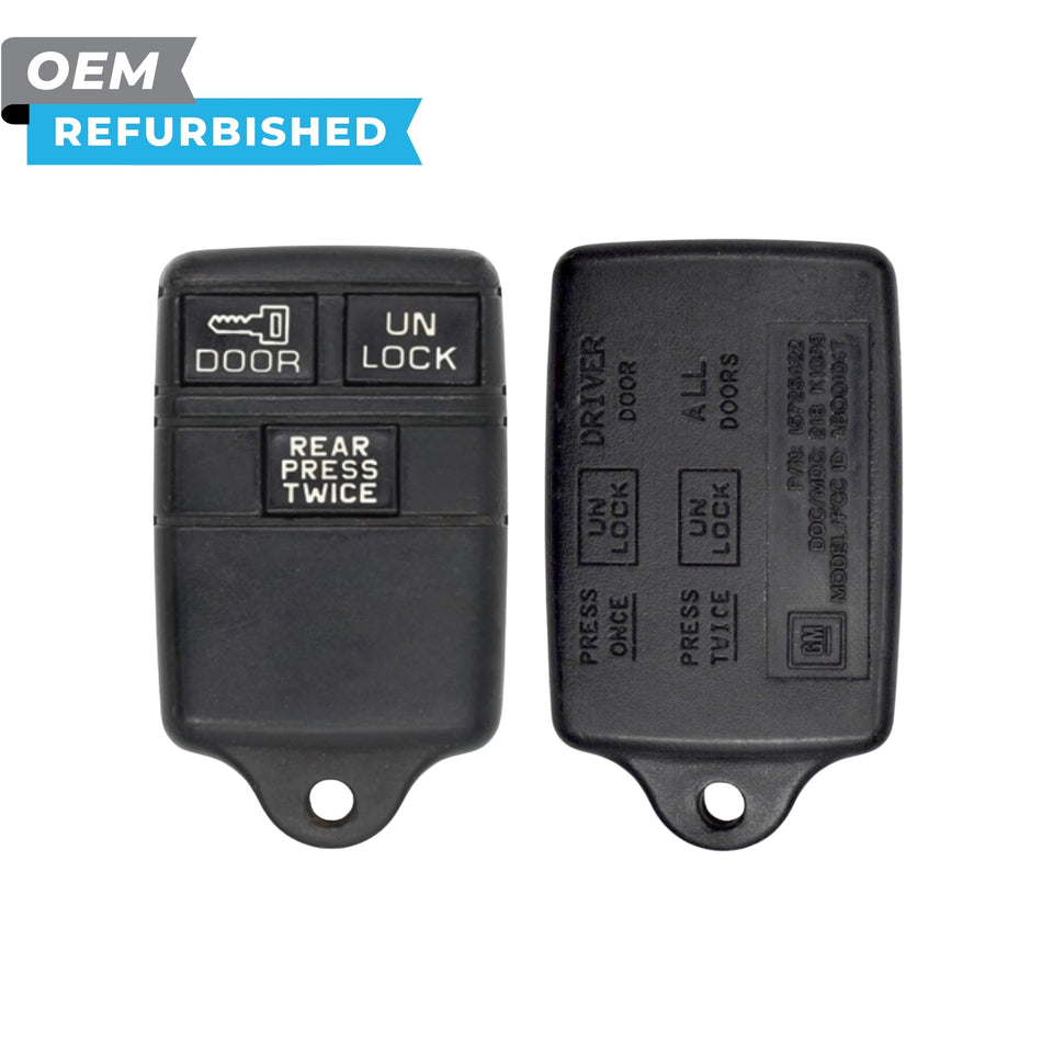 GM Refurbished 1995-1996 Suburban, Tahoe Keyless Entry Remote 3B FCCID: ABO0104T PN 15731442 - Royal Key Supply