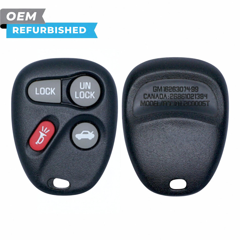 GM Refurbished 2000-2005 Cavalier Keyless Entry Remote 4B Trunk FCCID: L2C0005T PN 16263074-99 - Royal Key Supply
