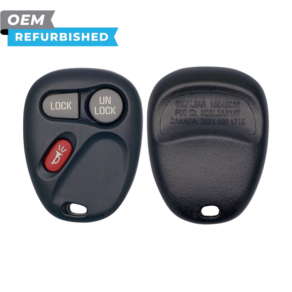 GM Refurbished 2001-2004 Escalade, Silverado, Suburban, Yukon Keyless Entry Remote 3B FCCID: KOBLEAR1XT PN 15042968 - Royal Key Supply