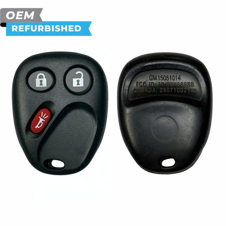 GM Refurbished 2002-2009 Trailblazer Keyless Entry Remote 3B FCCID: MYT3X6898B PN 15008008 - Royal Key Supply