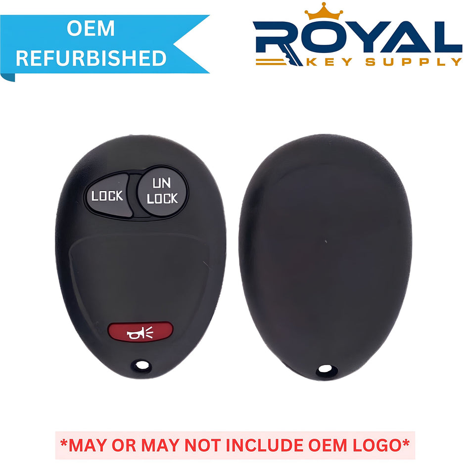 GM Refurbished 2004 - 2012 Colorado, Canyon Keyless Entry Remote 3B FCCID: L2C0007T PN# 10335583 - Royal Key Supply