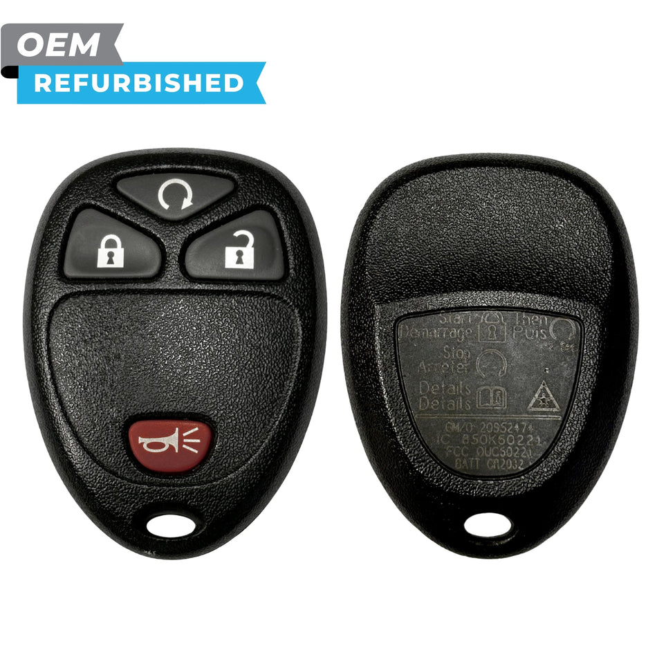 GM Refurbished 2006-2019 Suburban, Escalade, Acadia, Yukon, Enclave, Sierra Keyless Entry Remote 4B Remote Start FCCID: OUC60270, OUC60221 PN 5922035 - Royal Key Supply