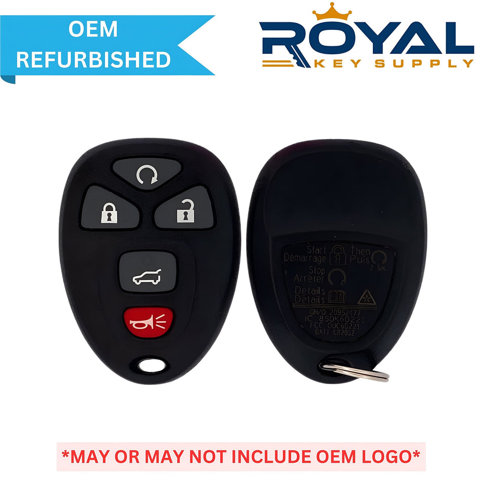 GM Refurbished 2007 - 2017 Suburban, Escalade, Acadia, Yukon, Enclave Keyless Entry Remote 5B Hatch/Remote Start FCCID: OUC60270, OUC60221, M3N5WY8109 PN# 20869057, 15857840, 5913427, 25839476 - Royal Key Supply