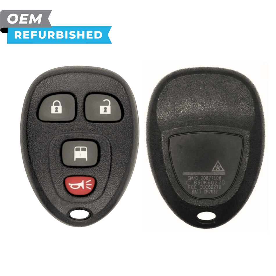 GM Refurbished 2007-2026 Express, Savana Keyless Entry Remote 4B Rear Van Door FCCID: OUC60270 PN 20877108 - Royal Key Supply
