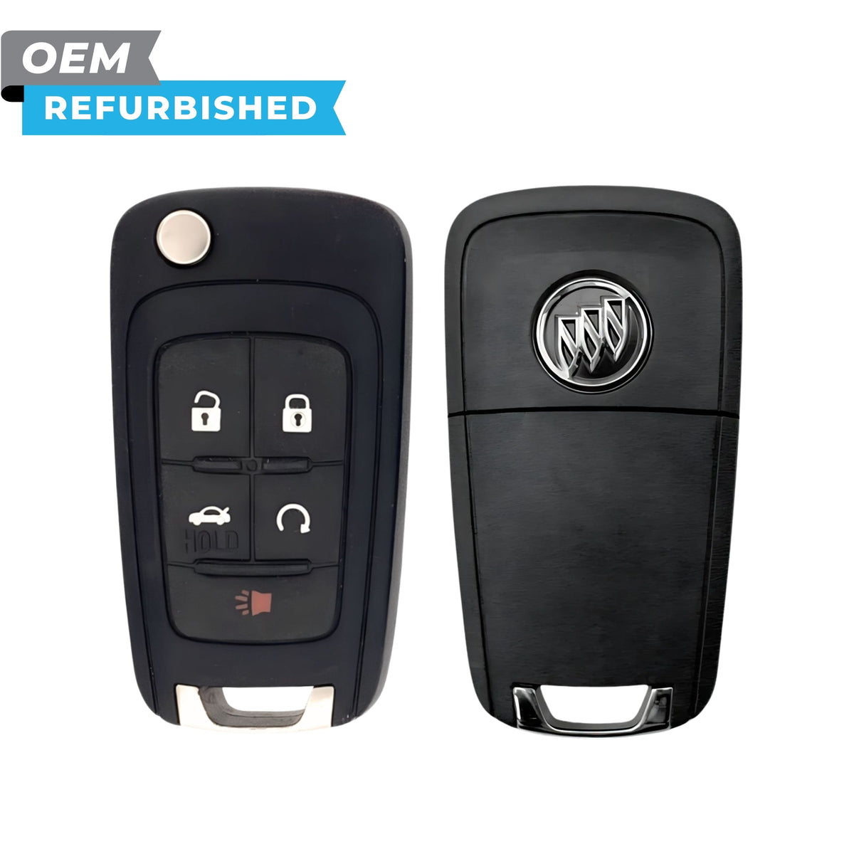 GM Refurbished 2010-2022 Allure Remote Flip Key 5B Remote Start/Trunk FCCID: OHT01060512 PN 13500226 - Royal Key Supply