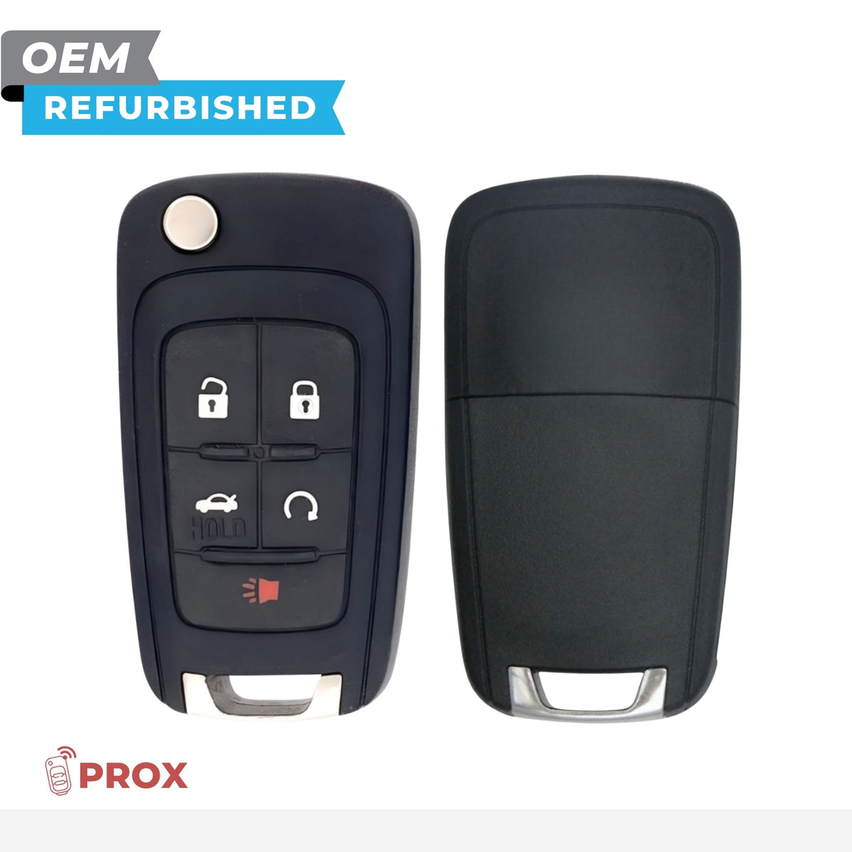 GM Refurbished 2011-2021 Regal, Malibu PEPS Remote Flip Key 5B Trunk/Remote Start FCCID: OHT05918179 PN 5927058 - Royal Key Supply